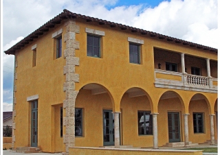 In Progress – Villa di Toscana – southwest elevation