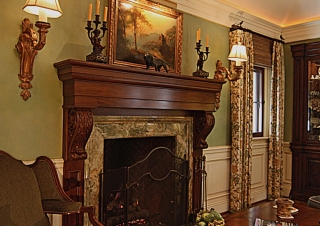 Villa Zeffiro – Upper Fireplace
