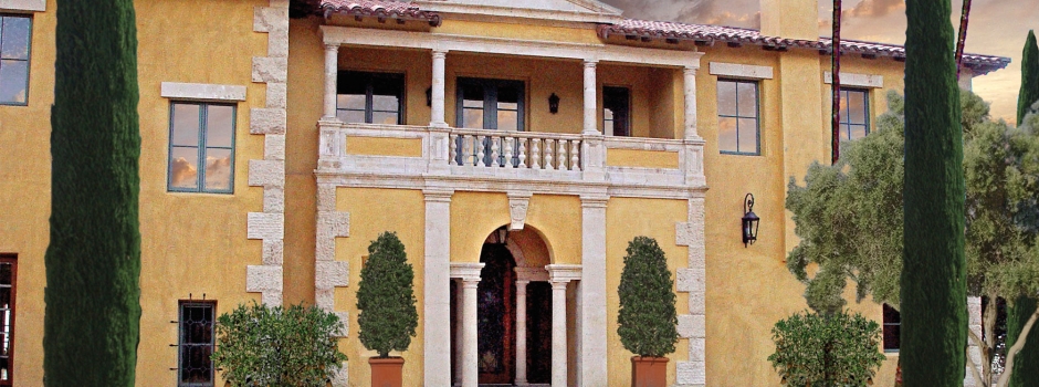 Villa di Toscana – Front Elevation