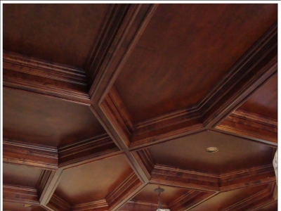 In Progress – Villa di Toscana – Dining Ceiling