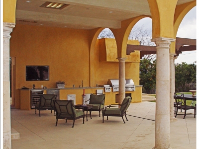 In Progress – Villa di Toscana – South Loggia