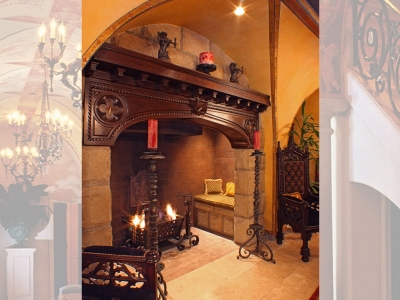 Villa Zeffiro – Grotto Fireplace