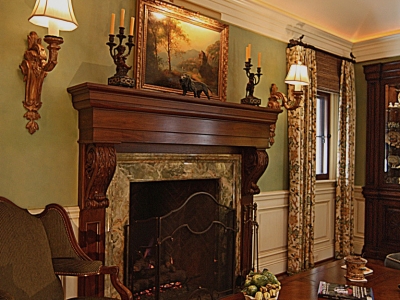 Villa Zeffiro – Upper Fireplace